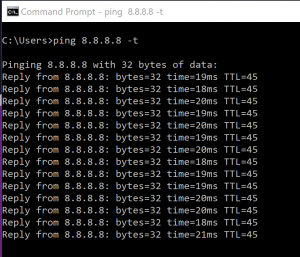 Ping - What Good Looks Like (for my home network)