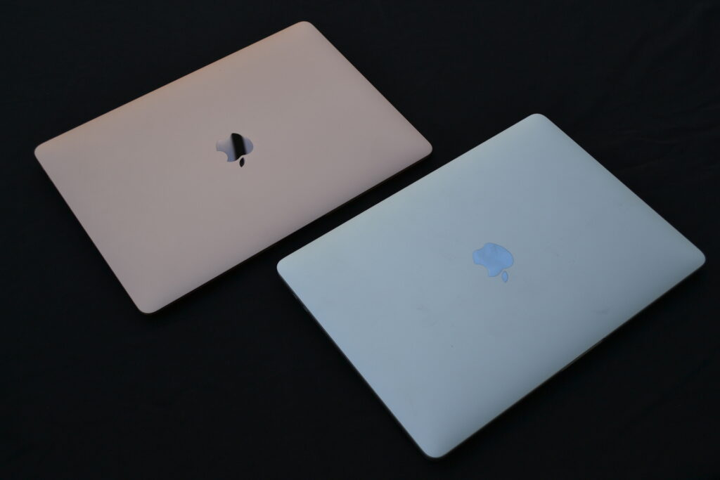 Apple MacBook Air M1 Gold Review - Size Comparison
